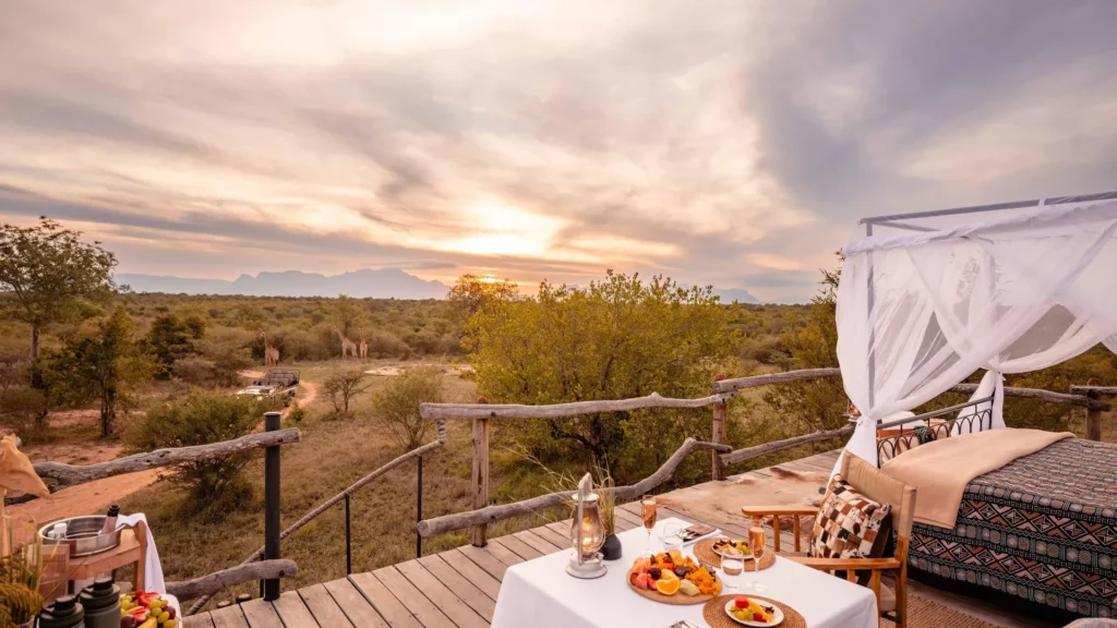 Kapama Southern Camp - Bed view